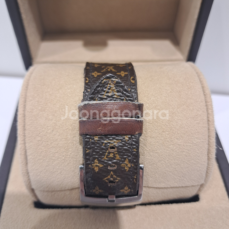 루이비통 탕부르 모노그램 오토매틱 시계 풀박스--5