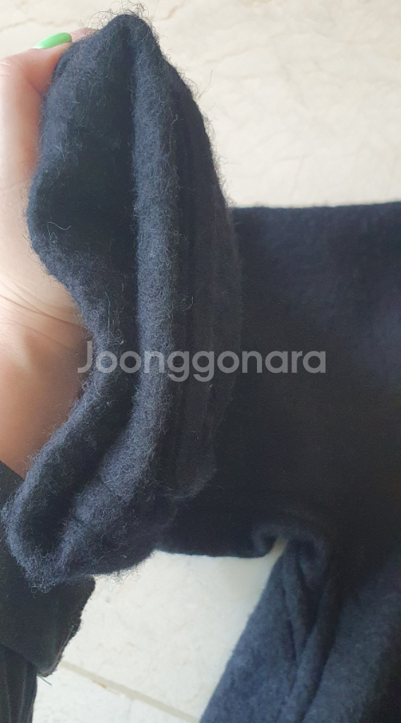 리파인드 902 hairy wool duffle half coat 헤어리 울 더플 하프 코트 네이비--6