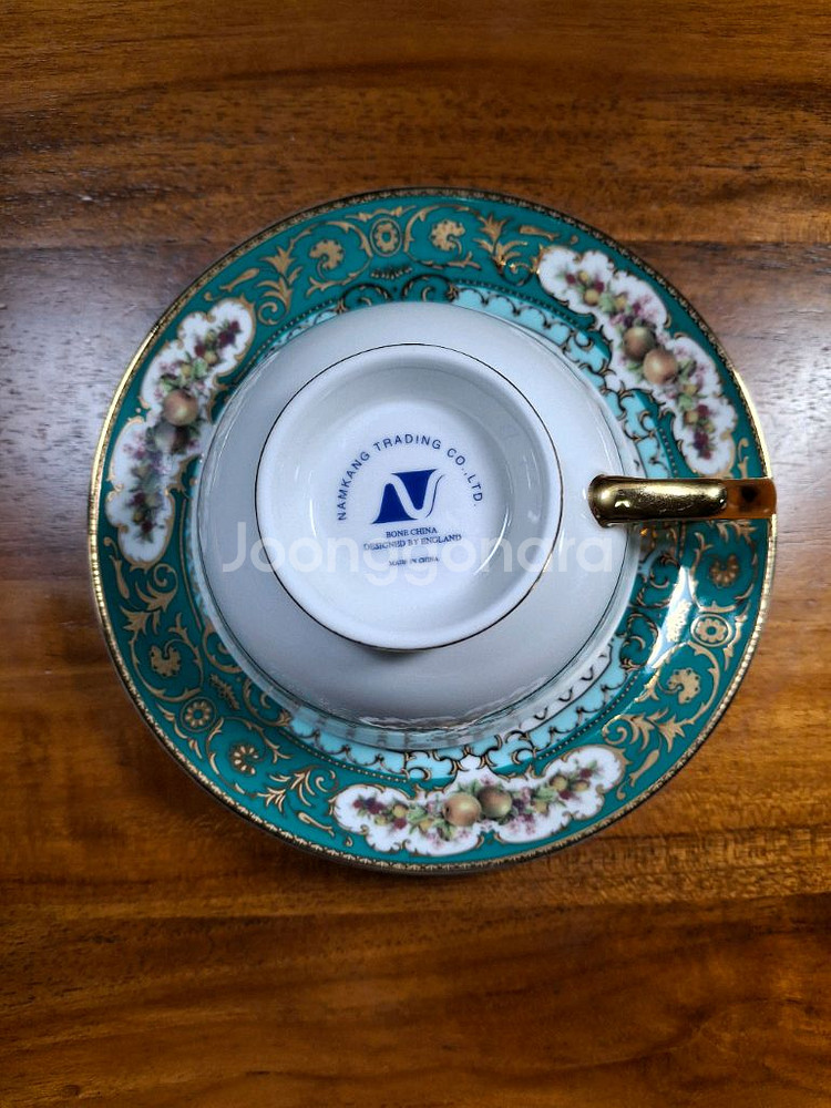 영국풍 본차이나 찻잔, 소서 4세트--7