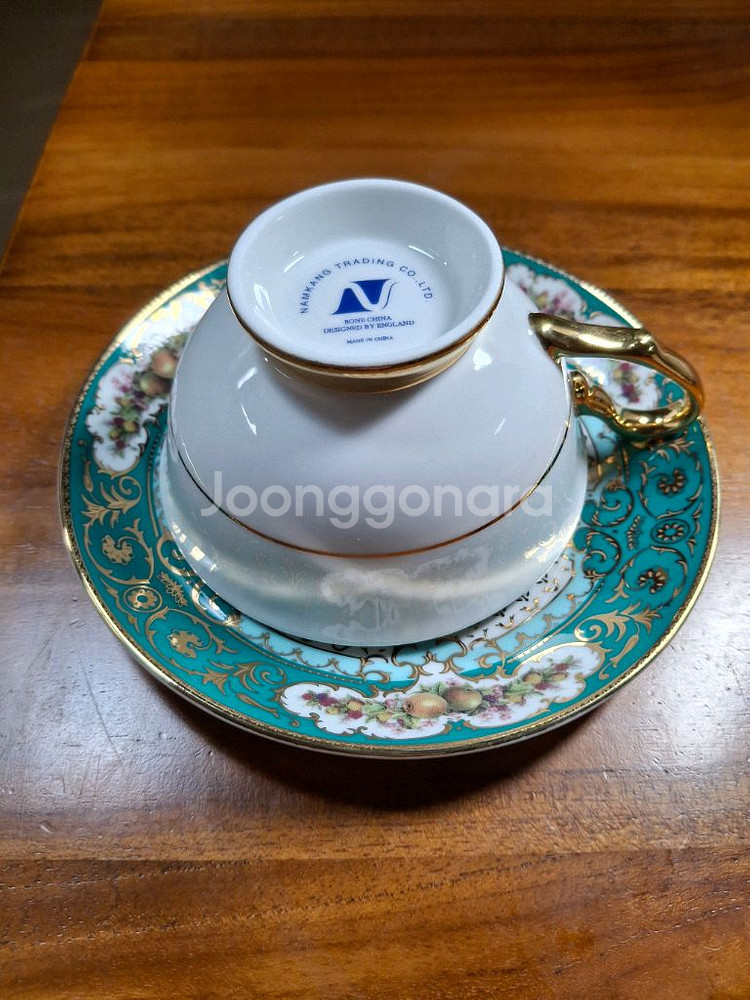영국풍 본차이나 찻잔, 소서 4세트--8