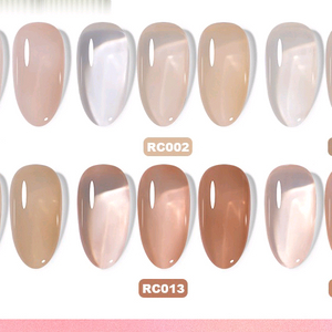 6종세트_베이지톤 유리알 시럽젤 젤네일세트