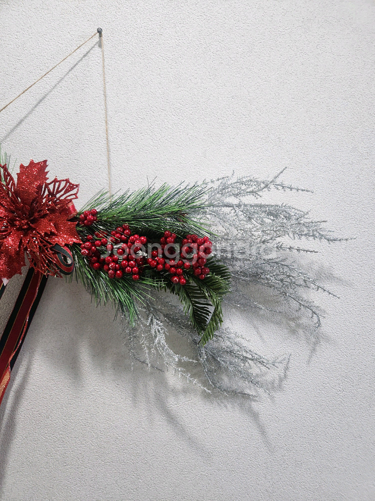 새상품)대형 겨울 조화 가렌드--2