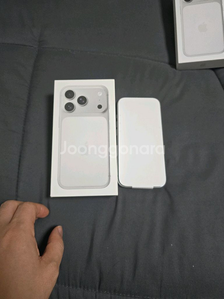 아이폰 17프로 1tb 실버 자급제 미사용 약기스--0