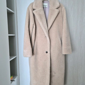 Umer 유메르 테디베어 시어링 코트 베이지