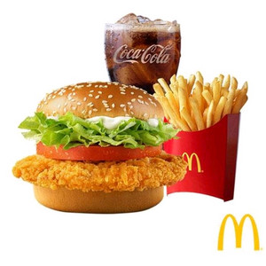 맥도날드 맥스파이시 상하이버거 세트