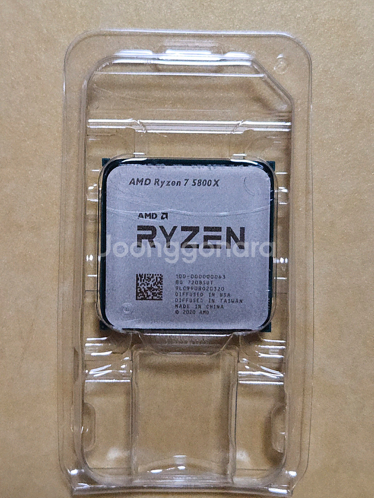 AMD RYZEN5 5800X CPU 사용한거--0