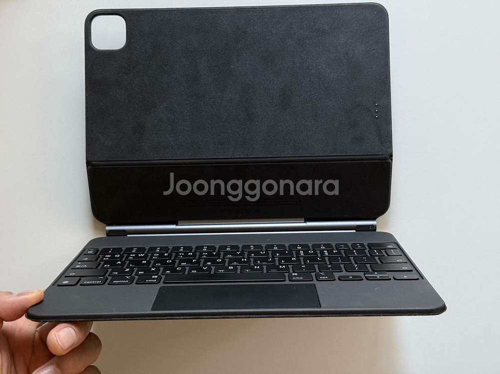 아이패드 11인치 애플 정품 매직키보드 S급 한영 블랙 풀박스 판매--3