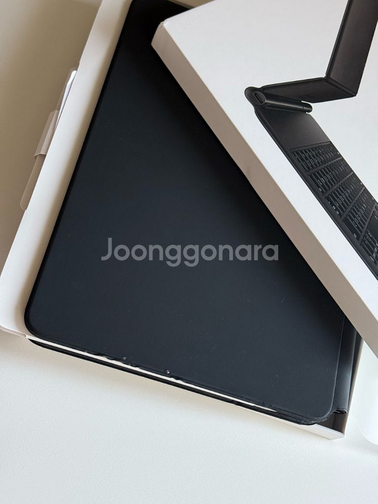 아이패드 11인치 애플 정품 매직키보드 S급 한영 블랙 풀박스 판매--6