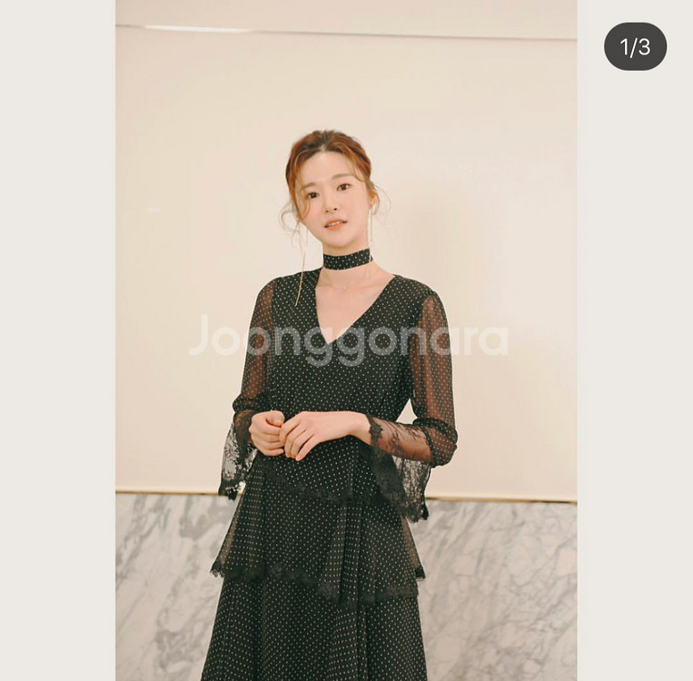 치유의옷장 파리 원피스 (새상품)--2