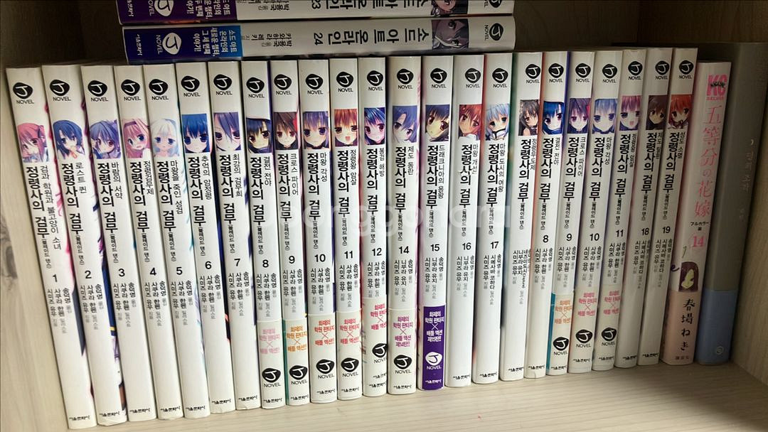 라노벨 정령사의 검무 1~19 초판 (총24권)--0