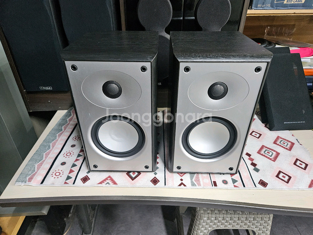 모던쇼트 북셸프 스피커 팔아요--6