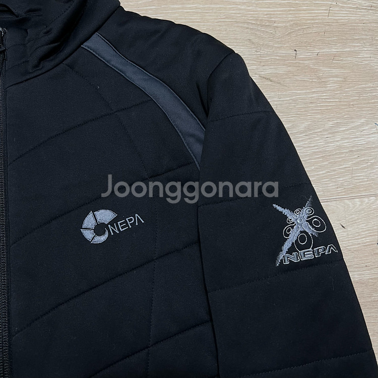 네파 산양 로고 경량패딩 점퍼 [블랙] M/95--3