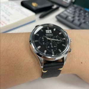 세이코 쿼츠 크로노그래프 빈티지 시계