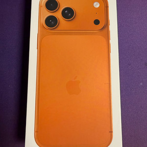 미개봉 아이폰 17 프로맥스 256 오렌지 팝니다.