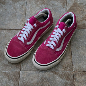 (255)반스 올드스쿨 스타일 36 dx 애너하임 핑크 스니커즈 운동화