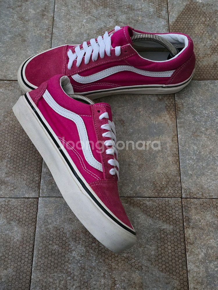 (255)반스 올드스쿨 스타일 36 dx 애너하임 핑크 스니커즈 운동화--3