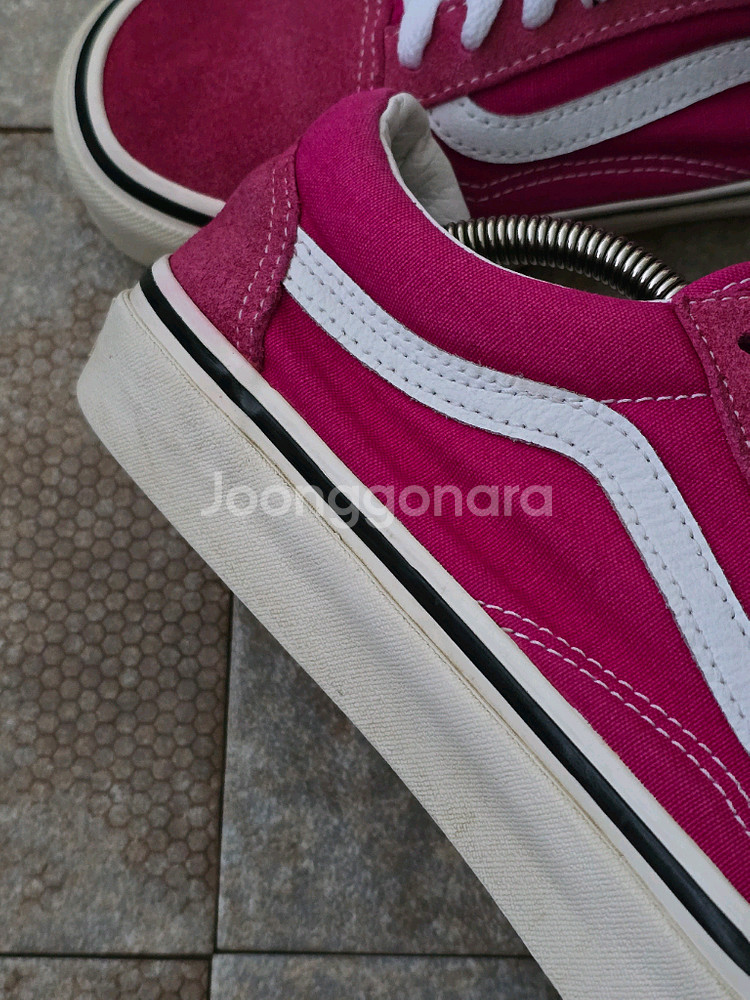 (255)반스 올드스쿨 스타일 36 dx 애너하임 핑크 스니커즈 운동화--4