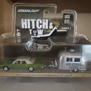 그린라이트 히치앤토우 1:64 다이캐스트 캠핑카 모형