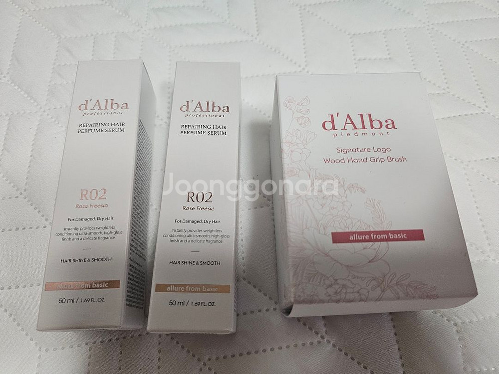 달바 로제 프리지아 헤어 세럼 50ml 2개+ 브러쉬--0