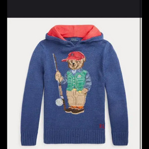 폴로 랄프로렌 폴로베어 후드 니트