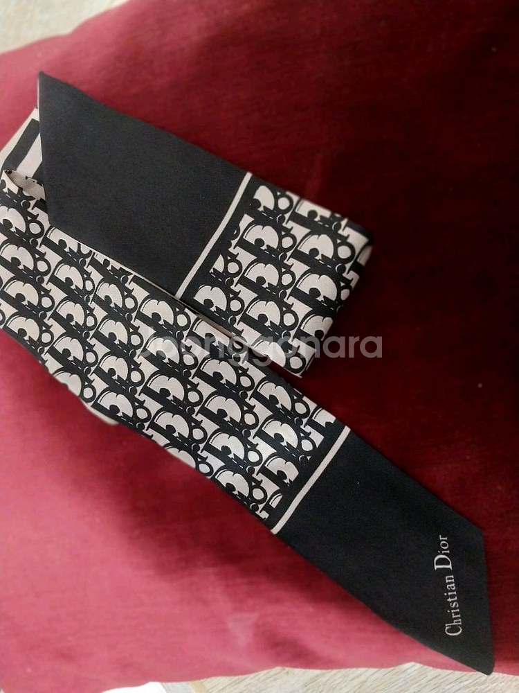 크리스찬 디올 오블리크 스카프 90cm--0