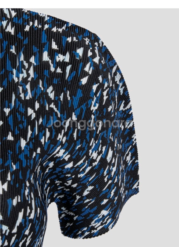 이세이미야케 플리츠플리즈 탑 스프링클 미스트 반목 탑 씨솔트 3사이즈--3