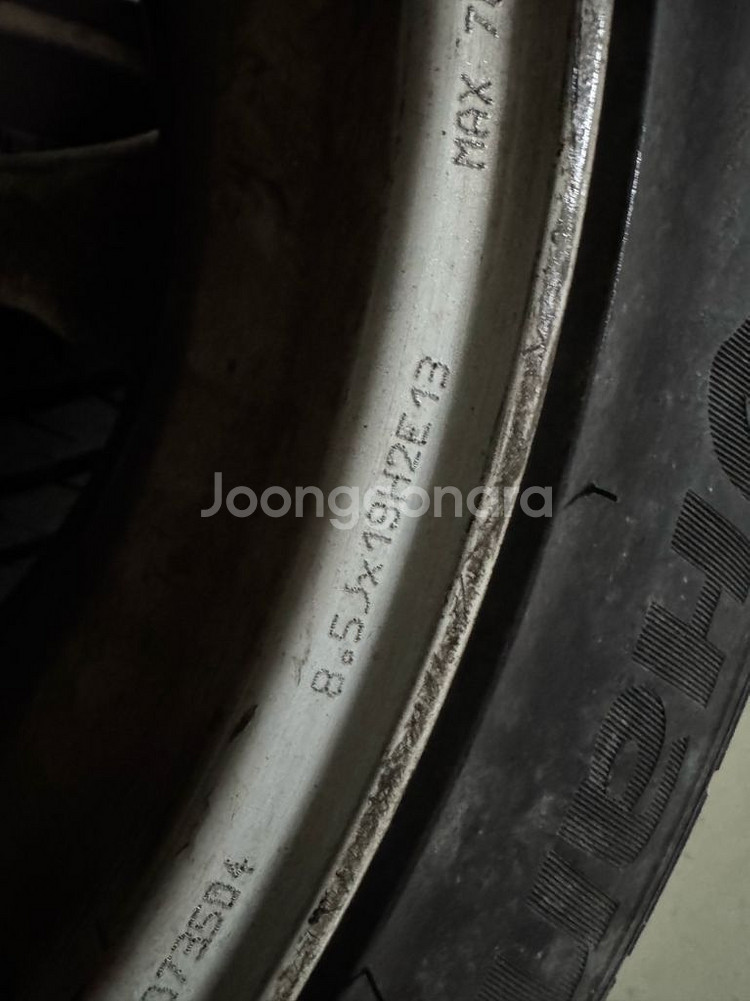 19인치 bmw 전용 오즈라파엘로 휠 타이어 팝니다.--7