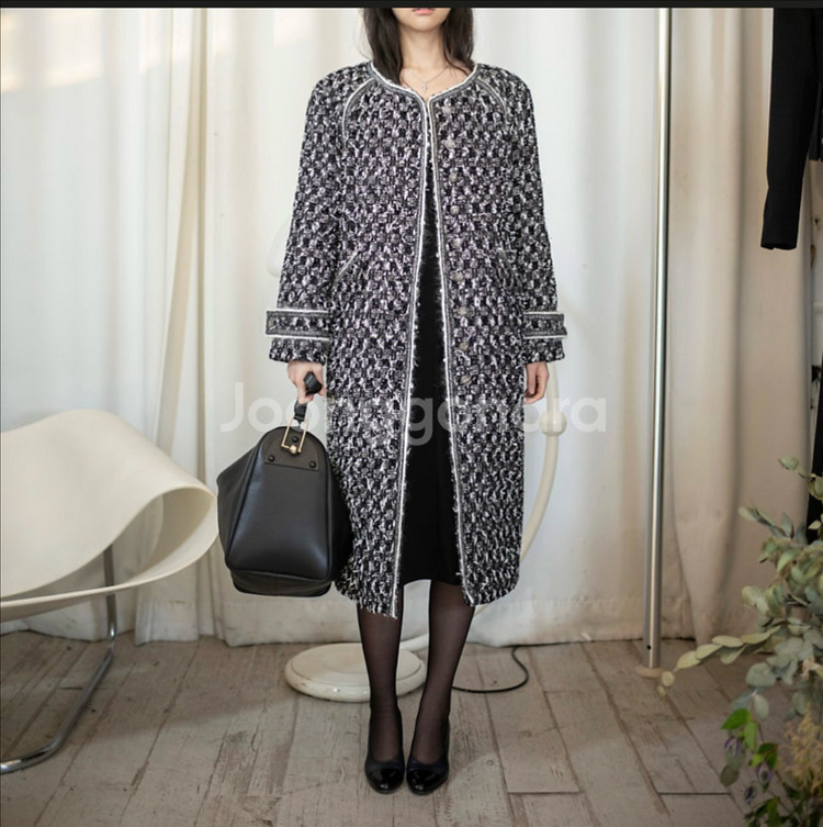 베르데오시도 트위드필레코트 구스다운m--1