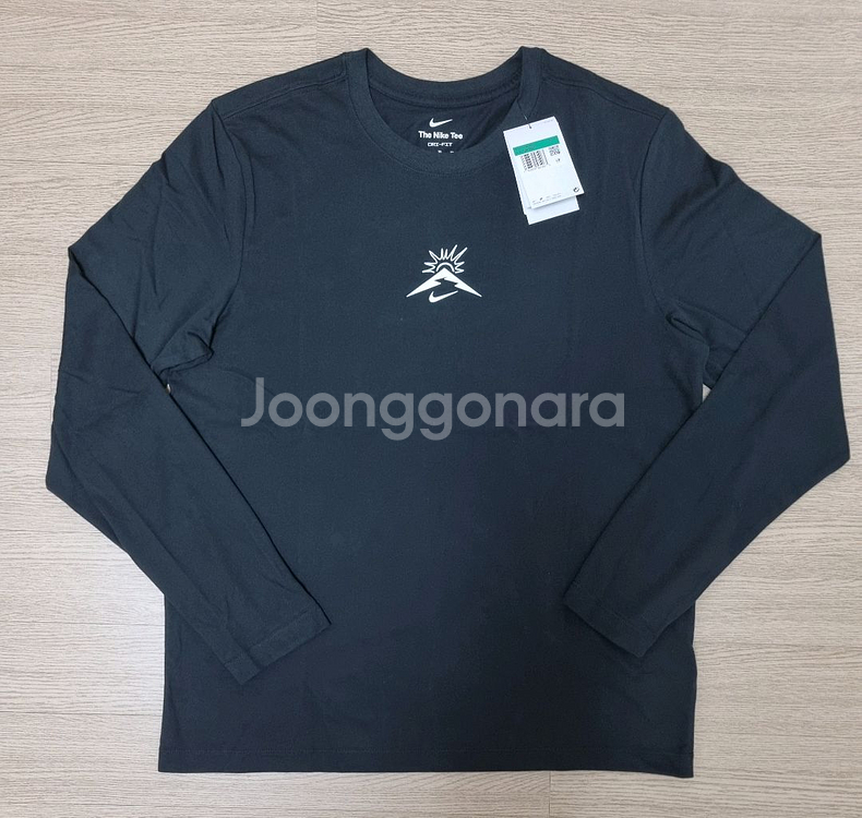 나이키 드라이핏 신상 트레일 긴팔티 XL사이즈 블랙--0