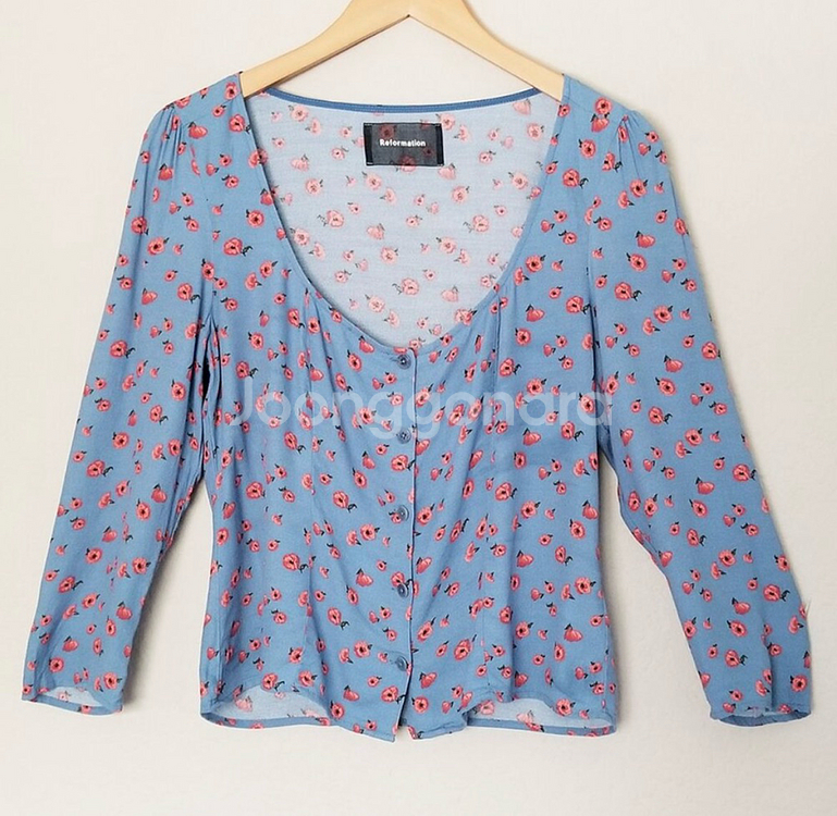 리포메이션 조르자 블라우스 (고윤정 착용)--1