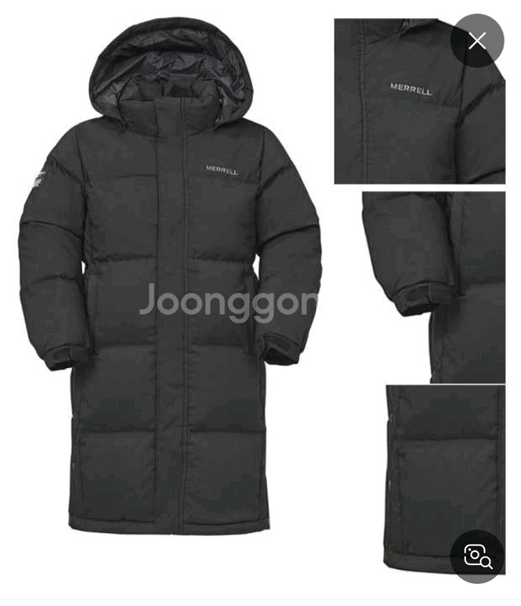 머렐 키즈 롱 패딩 구스다운 110 미개봉 무료 배송--3