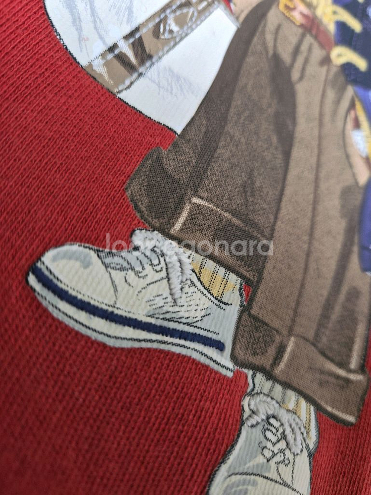 (한정판)폴로 랄프로렌 여성 베어 곰돌이 플리스 맨투맨 티셔츠--4