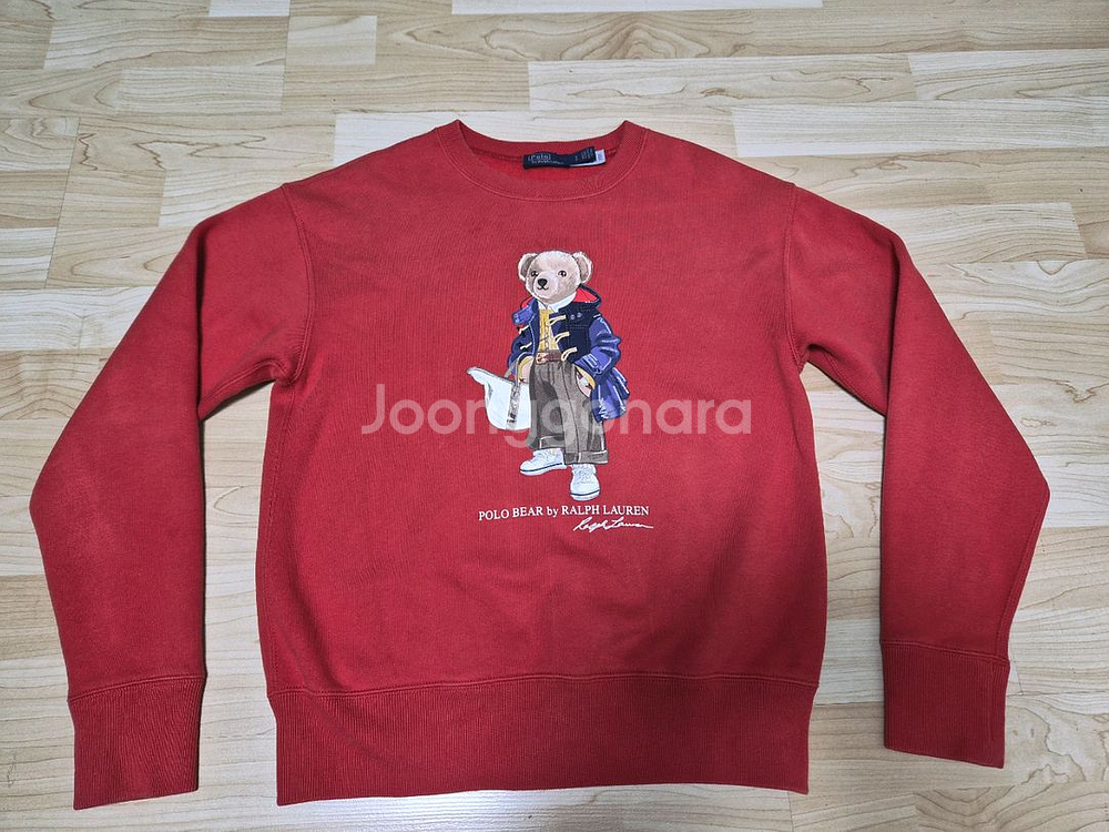 (한정판)폴로 랄프로렌 여성 베어 곰돌이 플리스 맨투맨 티셔츠--2