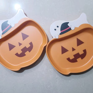 이디야 호박 접시 홈파티 간식용 새제품 미사용