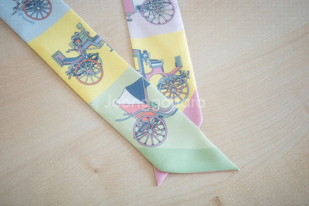 에르메스 마차 트윌리 rose pale--2