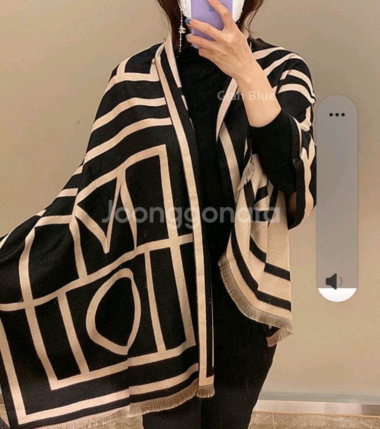 울니트 머플러 숄--1