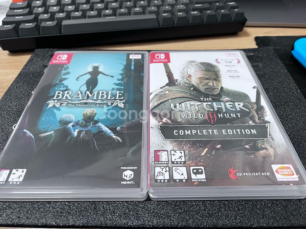 닌텐도 스위치 게임 2개 일괄 (위쳐3+브램블)--0