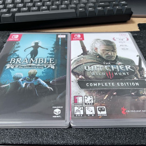 닌텐도 스위치 게임 2개 일괄 (위쳐3+브램블)