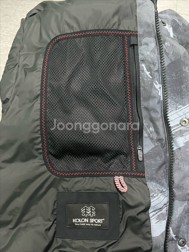 코오롱스포츠 안타티카 숏패딩 105 사이즈--6