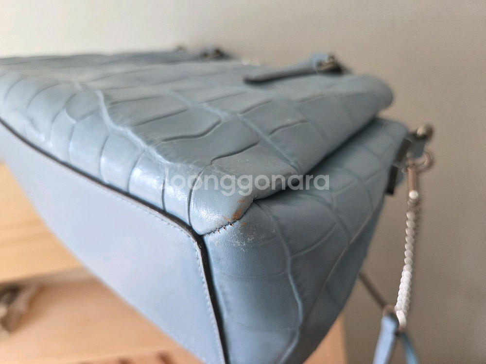 코치 숄더백 크러코다일--4