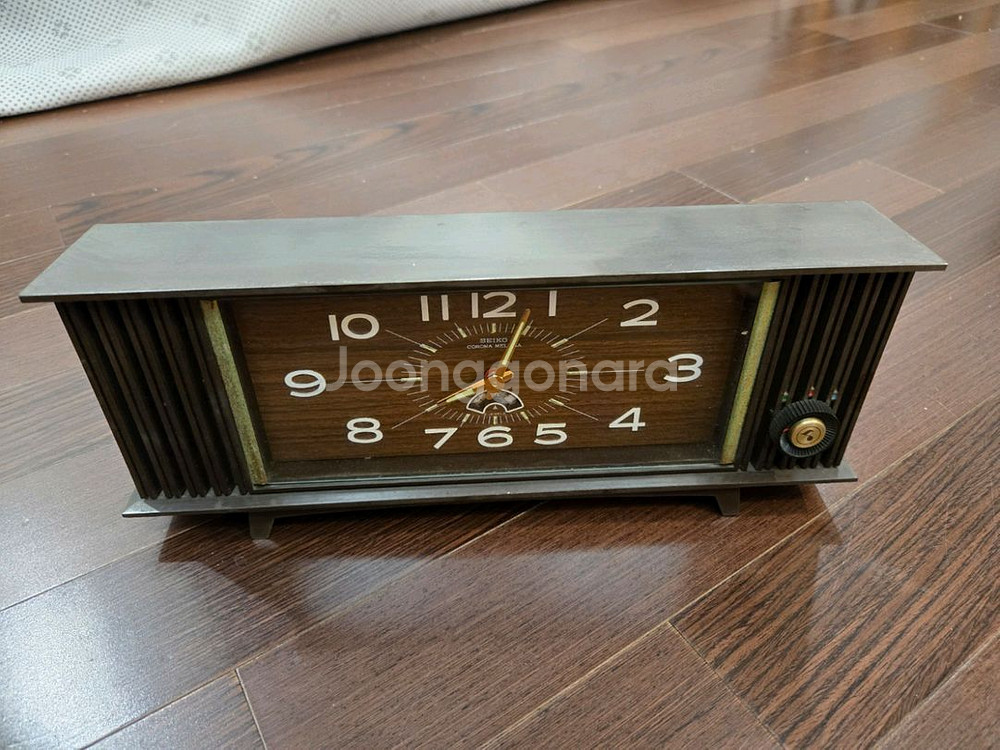 세이코 빈티지 태엽 탁상시계 알람시계--0