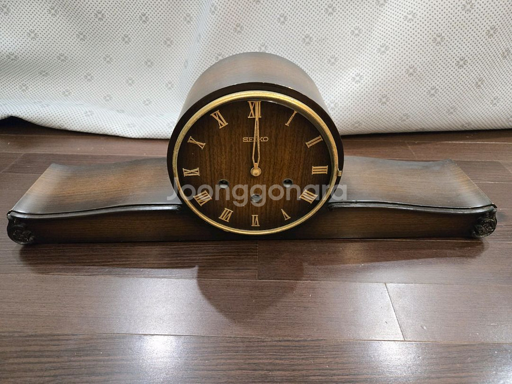 세이코 빈티지 태엽 탁상시계 알람시계--0
