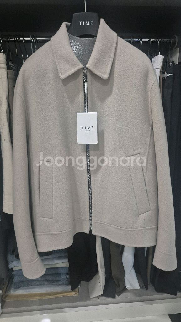 타임옴므 캐시미어 블렌드 집업자켓(새상품)--0