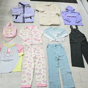 여아옷150사이즈 일괄 4만원!(잠바, 롱코트, 후드티, 기모바지 등 새옷포함)