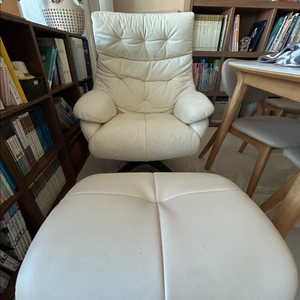 핸슨프라임 리클라이너(흰색, 스툴포함)