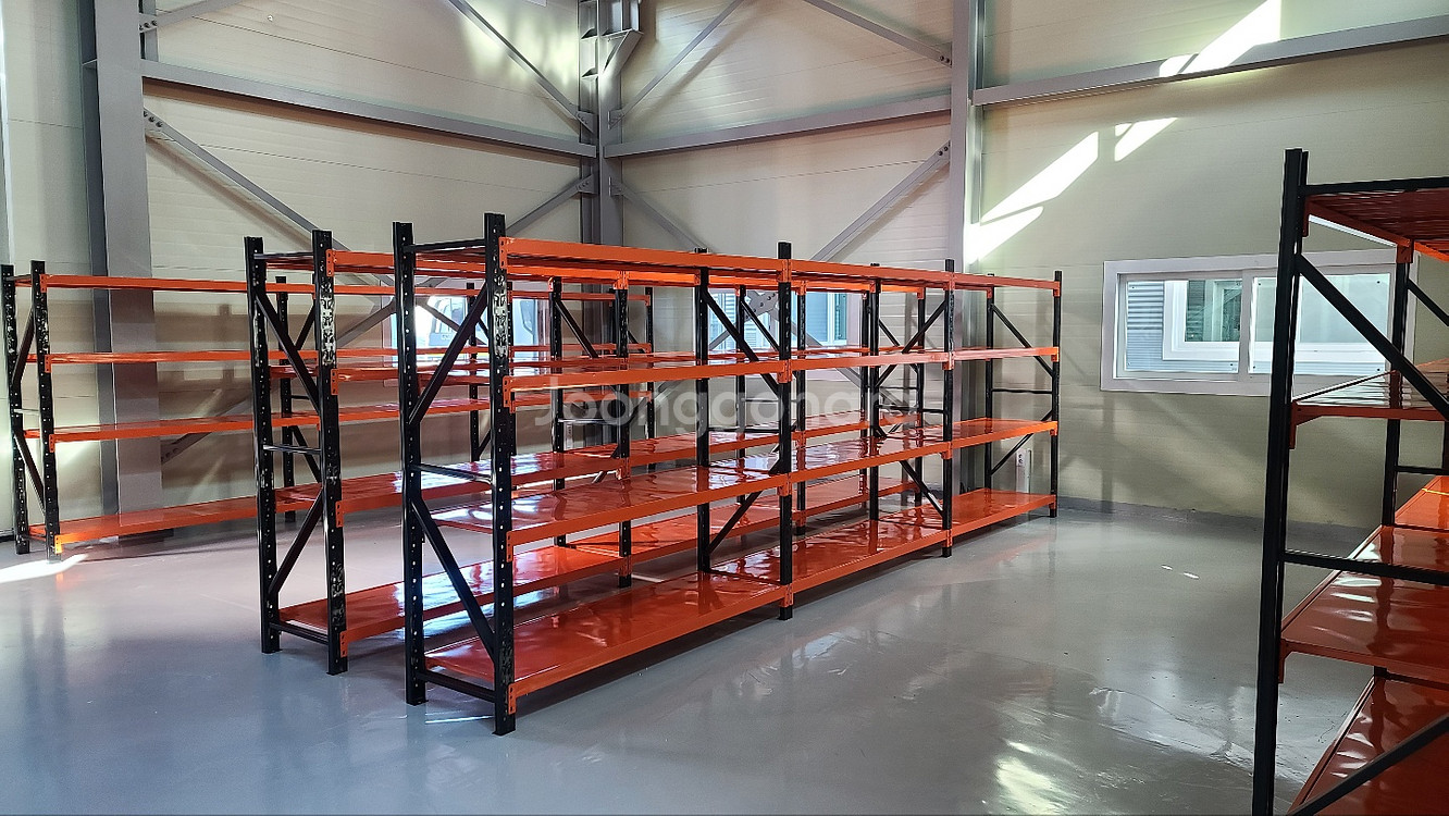 국내최저가 가격 무볼트선반 중량랙 새제품 철제선반--6