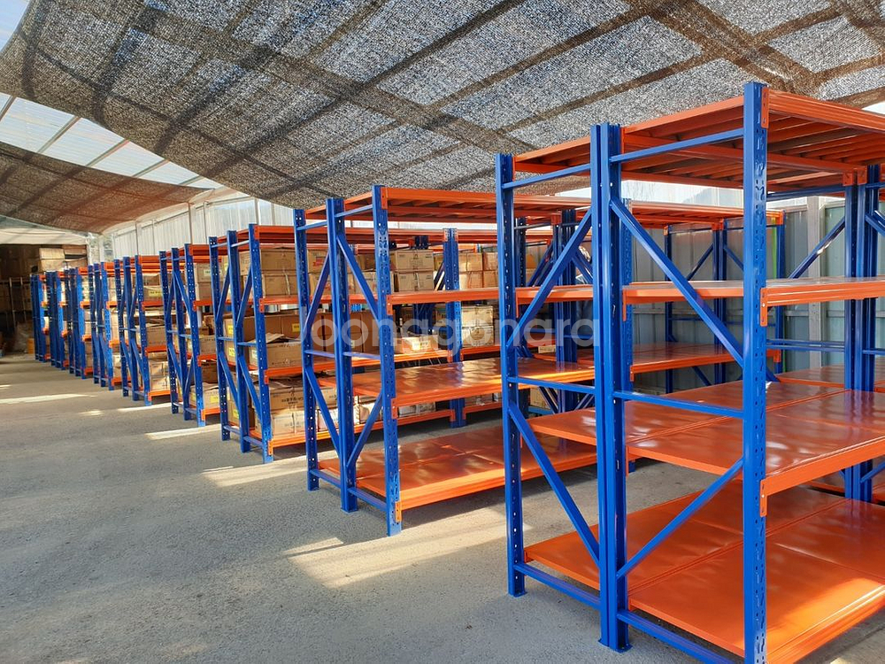 국내최저가 가격 무볼트선반 중량랙 새제품 철제선반--4