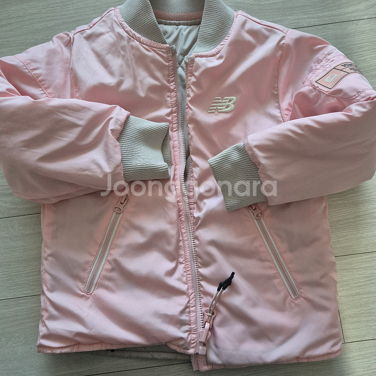 [택포] 뉴발란스 키즈 양면 퀼팅 점퍼 100 (3-4세) 사이즈--1