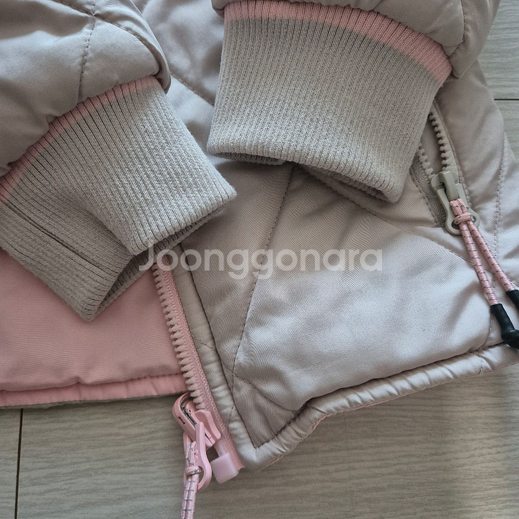 [택포] 뉴발란스 키즈 양면 퀼팅 점퍼 100 (3-4세) 사이즈--5