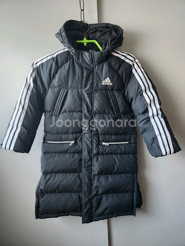 아디다스 키즈 덕다운 롱패딩 120사이즈--0